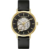 Caravelle by Bulova Men's Dress Automatic Watch, Stainless Steel, Open Aperture, 41mm