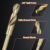 Meccion HSS Cobalt Drill Bit 13mm Reduced Shank 6542 DIN 338 BS328 view 2
