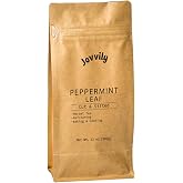 Jovvily Peppermint Leaf, 12 oz, Cut &amp; Sifted, Herbal Tea, Refreshing