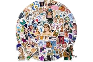 ERUCLOL Taylor Midnights Stickers(200pcs) Folklore Music Stickers for Laptop Garage Door Fridge Guitar Car Scrapbook Swift Ablum Stickers for Adult, Taylor Gifts for Women