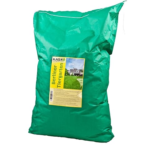 KAS - Berliner Tiergarten - 10 kg Rasenmischung Saatgut Rasensamen - Rasensaat für Grünflächen am Haus und im Garten - robust