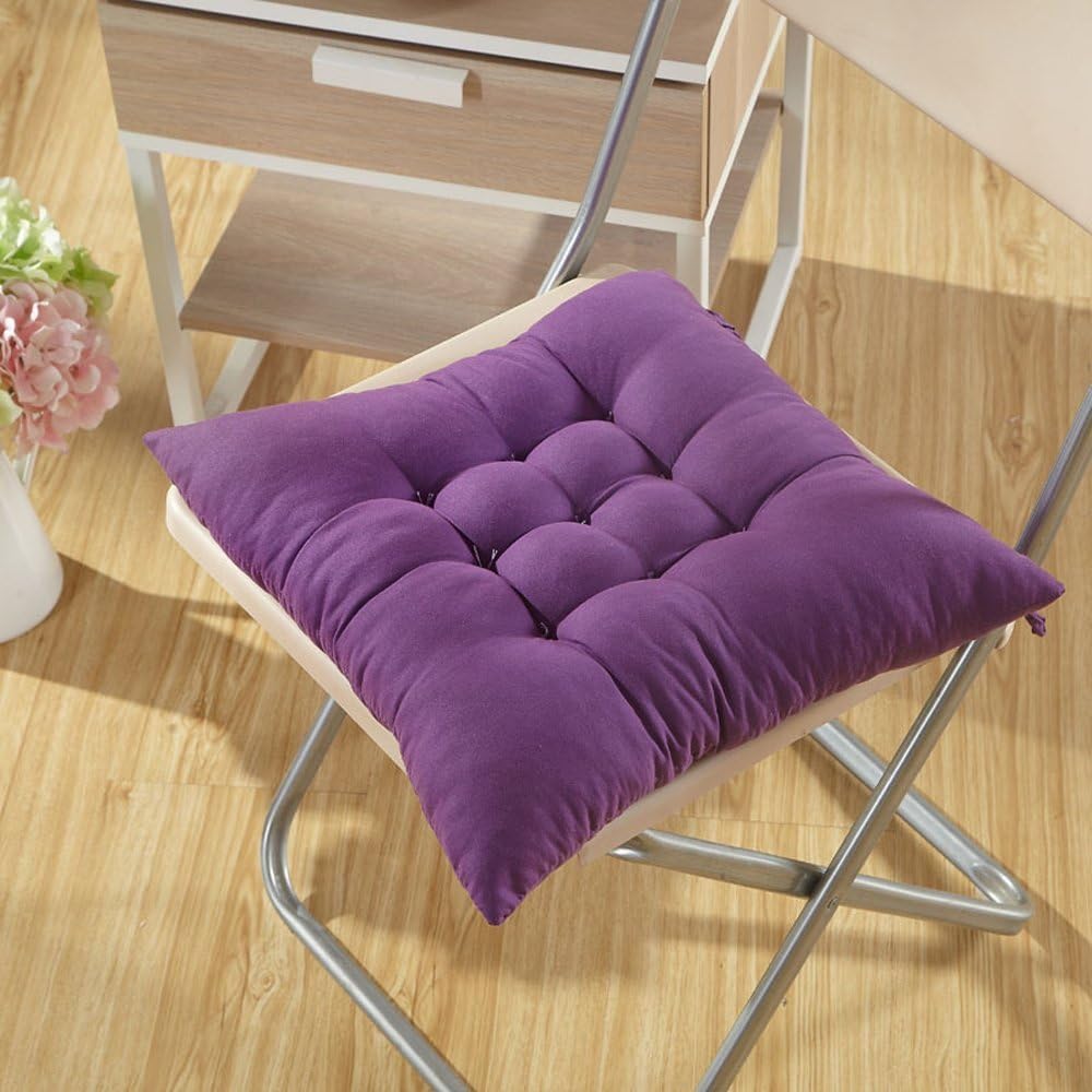 Squishtoy Seat Cushion for Outdoor Dining Chair, Cushion for Decoration of Garden Furniture Purple