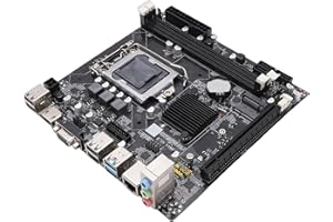 PUSOKEI H81 LGA1150 Mini ITX Motherboard, Dual Channel DDR3 Desktop Computer Motherboard with M.2 NVMe Slot, SATA 6Gb / s PCI