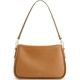 Kattee Shoulder Purse for Women, Medium Leather Crossbody Bag Trendy, Hanbags Purses, Small Hobo Bags with 2 Removable Straps