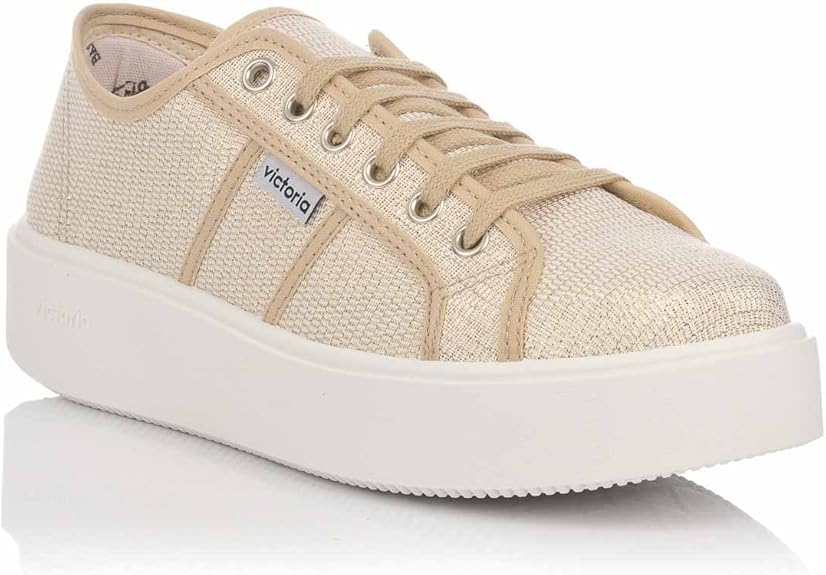 Zapatillas victoria doradas Clearance