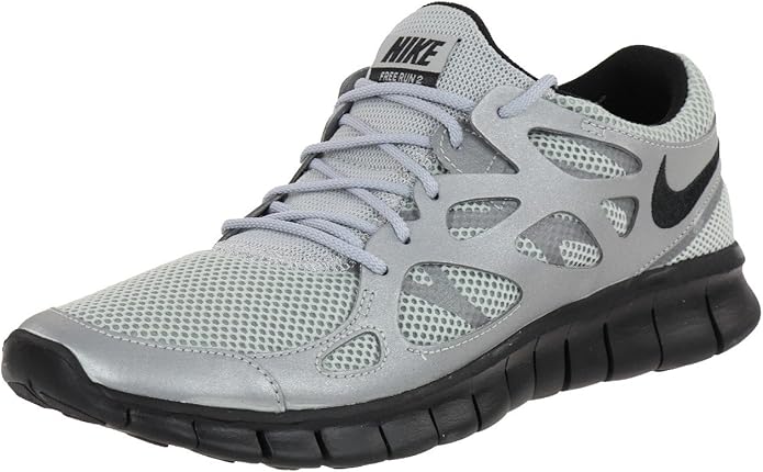 nike free run 2 mens silver