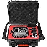 FPVtosky NEO 2 Case, Waterproof Hard Case for DJI NEO 2 Fly More Combo Accessories, fits DJI RC-N3 Remote Controller [CASE ON