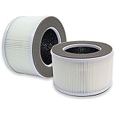 PUREBURG AP10-F3 Replacement Filter Compatible with Greenote AP10 Air Purifier,2-Pack H13 HEPA 4-Stage Filtration Activated Carbon 2-IN-1 Air Clean