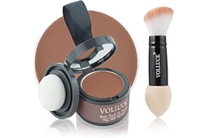 ONLOOKERS Root Touch Up Hair Powder, Instantly Gray Hair Root Cover Up Hairline Powder, Hair Concealer For Women and Men (A-Auburn, 2PC)