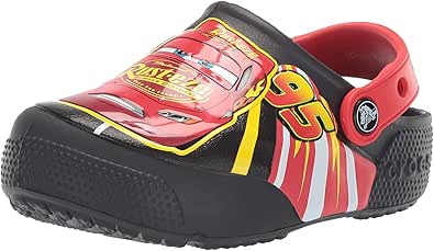 lightning crocs blue