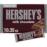 HERSHEY'S Milk Chocolate Snack Size, Candy Bag, 10.35 oz