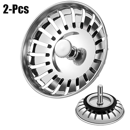 Sink Strainer Outgeek Stainless Steel Kitchen Sink Strainer Plug