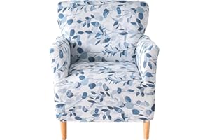 CRFATOP Stretch Mid Century Modern Armchair Slipcover 1-Piece Accent Chair Covers with Arms Soft Chair Slipcovers for Living Room Armchair Furniture Protector Office Reception Reading Sofa,A13