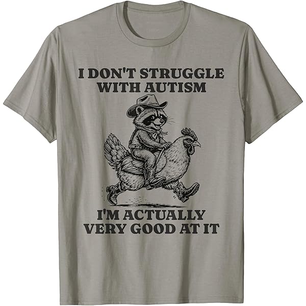 Amazon.com: I Get Flappy When I'm Happy Funny Autism T-Shirt T