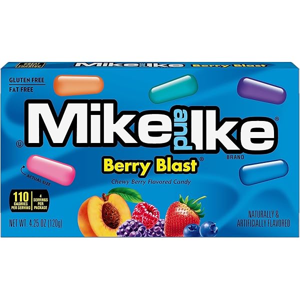 Amazon.com : Mike & Ike Chewy Candy Variety Pack | Berry Blast