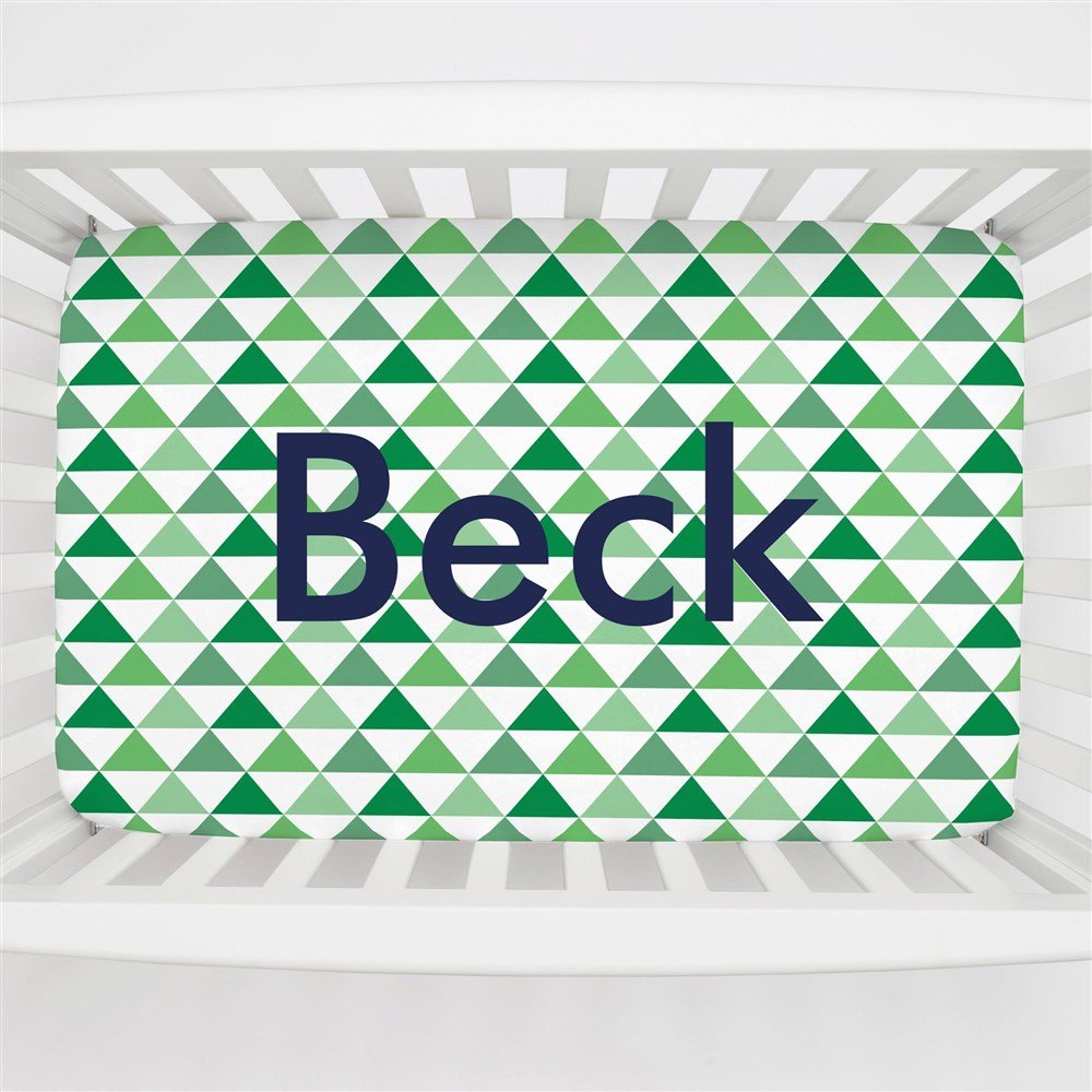 personalized mini crib sheets