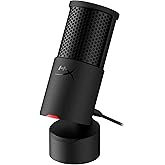 HyperX SoloCast 2 – Gaming USB Condenser Mic for PC, USB-C to USB-A, Built-in Pop Filter, Internal Shock Mount, Plug and Play