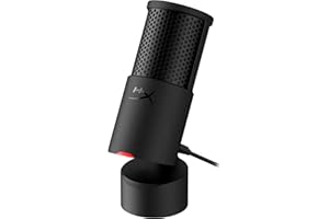 HyperX SoloCast 2 – Gaming USB Condenser Mic for PC, USB-C to USB-A, Built-in Pop Filter, Internal Shock Mount, Plug and Play
