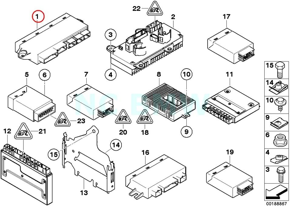 BMW Genuine Drivers Door Front Control Unit Automotive