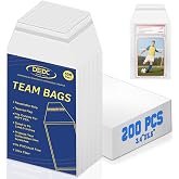DEDC 200 Bulk Pack Psa Slab Sleeves, Team Bags Graded Card Sleeves Fit Psa Slab Protector for Trading Cards Baseball Sports Rating Boards