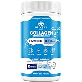 Olivras Luxe Collagen Peptides Powder, Unflavored,  Gluten Free,16 oz | 20g per Serving, Hyaluronic Acid &amp; Biotin, Grass Fed, Gluten Free, 22 Servings