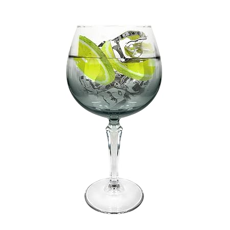 Ginsanity [Speakeasy Platinium groß [585 ml] Copa Glas Gin und Tonic [G&T] Balloon Gläser Für Cocktails und Geschenkbox