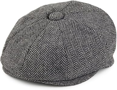 baby newsboy cap white