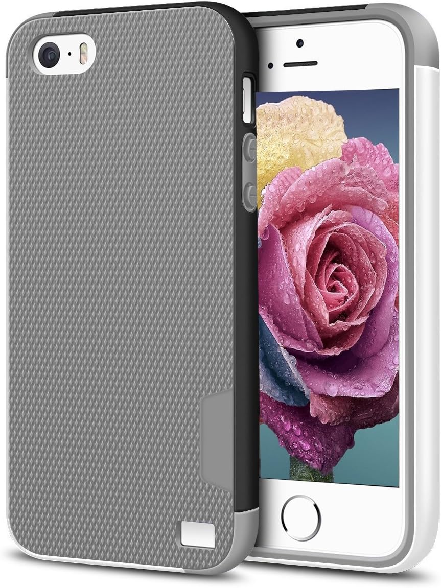 iPhone SE/5/5S Case, WEPUSEN Hybrid 3 Colour Stylish Amazon.co.uk