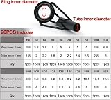 9KM DWLIFE Fishing Rod Tip Eye Repair Kit 20 Sizes Stainless Steel Ceramic view 3