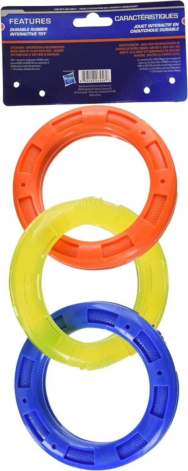 nerf dog rings