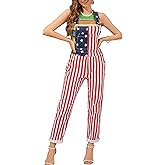Yuanbang Overalls for Women Fashion Print Jumpsuits Festival Outfits Ladies Bibs Coveralls