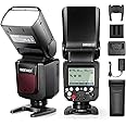 Neewer NW665-C E-TTL II Speedlite Flash, 2.4G HSS 1/8000s Speedlight, 2040mAh Lithium Battery, Full Power 650 Flashes, 1.5s Recycling Time, Compatible with Canon R6 R5 R3 R M6 850D 800D 7D/6D Mark II