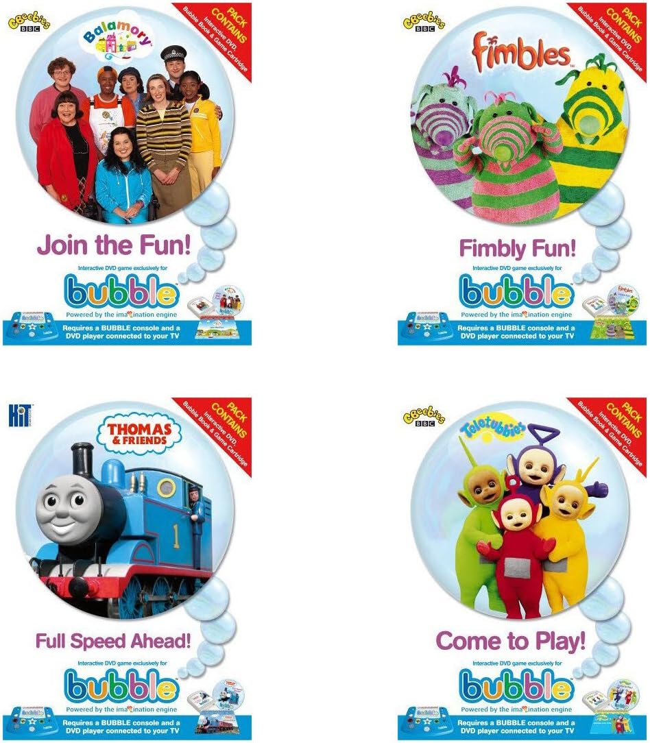 Bubble Interactive DVD Software Pack of 4 Interactive DVDs Amazon.co