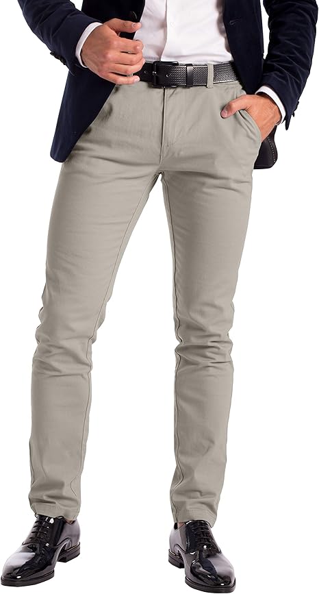 men's stretch chino trousers