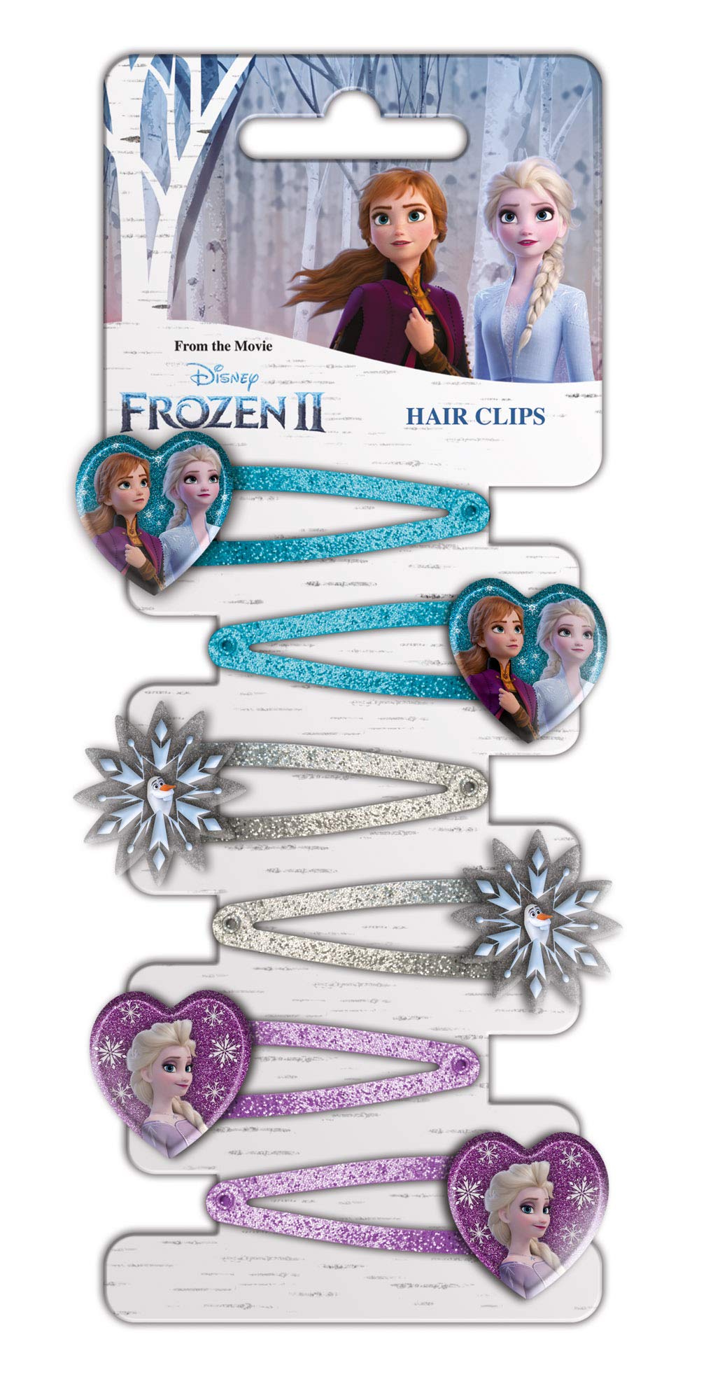 CRAZE Haarspangen Kinderschmuck Haarschmuck für Kinder Frozen 2 Clips Hair Accessories for Children 22122, Girls' Jewellery