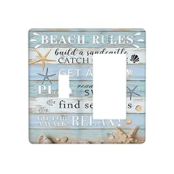 Decorative Outlet Covers Beach Rules Starfish