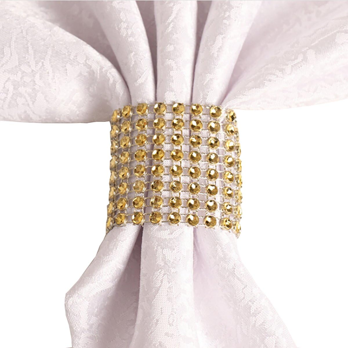 Napkin Rings Rhinestone Sparkly Napkin Rings Adornment for Wedding