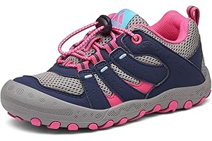 Mishansha Hiking Shoes Low Top Sneakers Outdoor Trekking Walking Climbing Running Kid