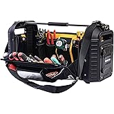 MARUTAI 24'' Large Tool Tote Bag, Open Top Tool Bag, 29 Pocket Heavy Duty Waterproof Tool Organizer, for Mechanics, Electricians