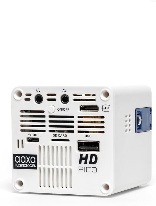 AAXA HD Pico LED Projector with 150-Minute Rechargeable Battery ...