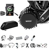 BAFANG Mid Drive Kit 500W 750W 1000W BBS02B BBSHD Electric Bike Conversion Kit 48V13AH/20AH 52V20AH Ebike Conversion Kit for Mountain Bike Road Bike with Battery and Display(Optional)