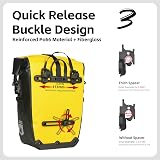 Rhinowalk Bike Pannier Bag Waterproof 22L for Bicycle Cargo Rack Yellow view 5