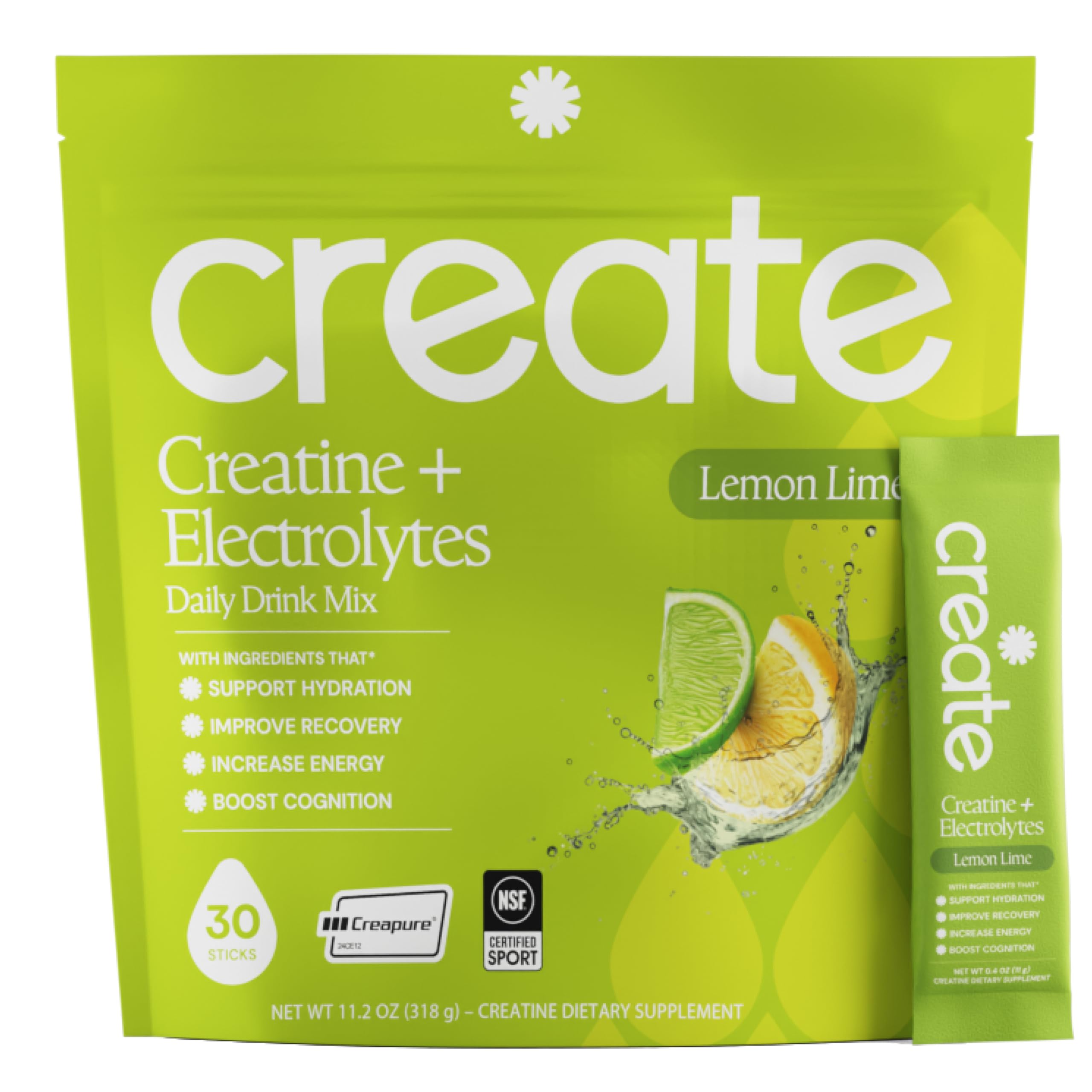 Creatine + Electrolytes (Lemon Lime)
