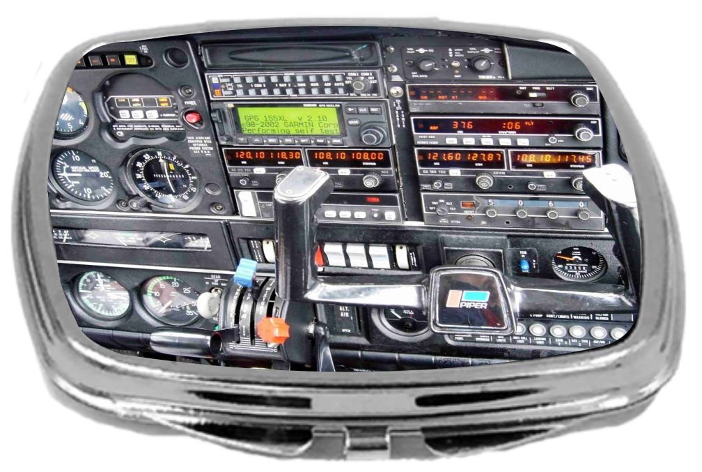 Rikki Knight Compact Mirror Flight airplane Cockpit | amzdealz