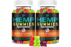 ZIEHOOGE Hеmp Gummies Advanced Extra Strength for Rеstful Nap - (2 Pack) Pure High Potency Organic Hеmp Oil Infused Big Bear Gummies - 100% Natural Hеmp Gummy for Adults