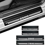 Car Accessories Carbon Fiber Door Sill Scuff Plate