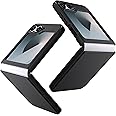Natbok Compatible with Samsung Galaxy Z Flip 6 Case,[Anti-Drop] [Anti-Scratch] Slim Thin Hard PC Full-Body Protective Case,Shockproof & Non-Slip Phone Cover for Galaxy Z Flip 6, Black