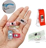 Lanjue 160 Pcs Sewing Clips and Butterfly Head Pins Multicolor view 2