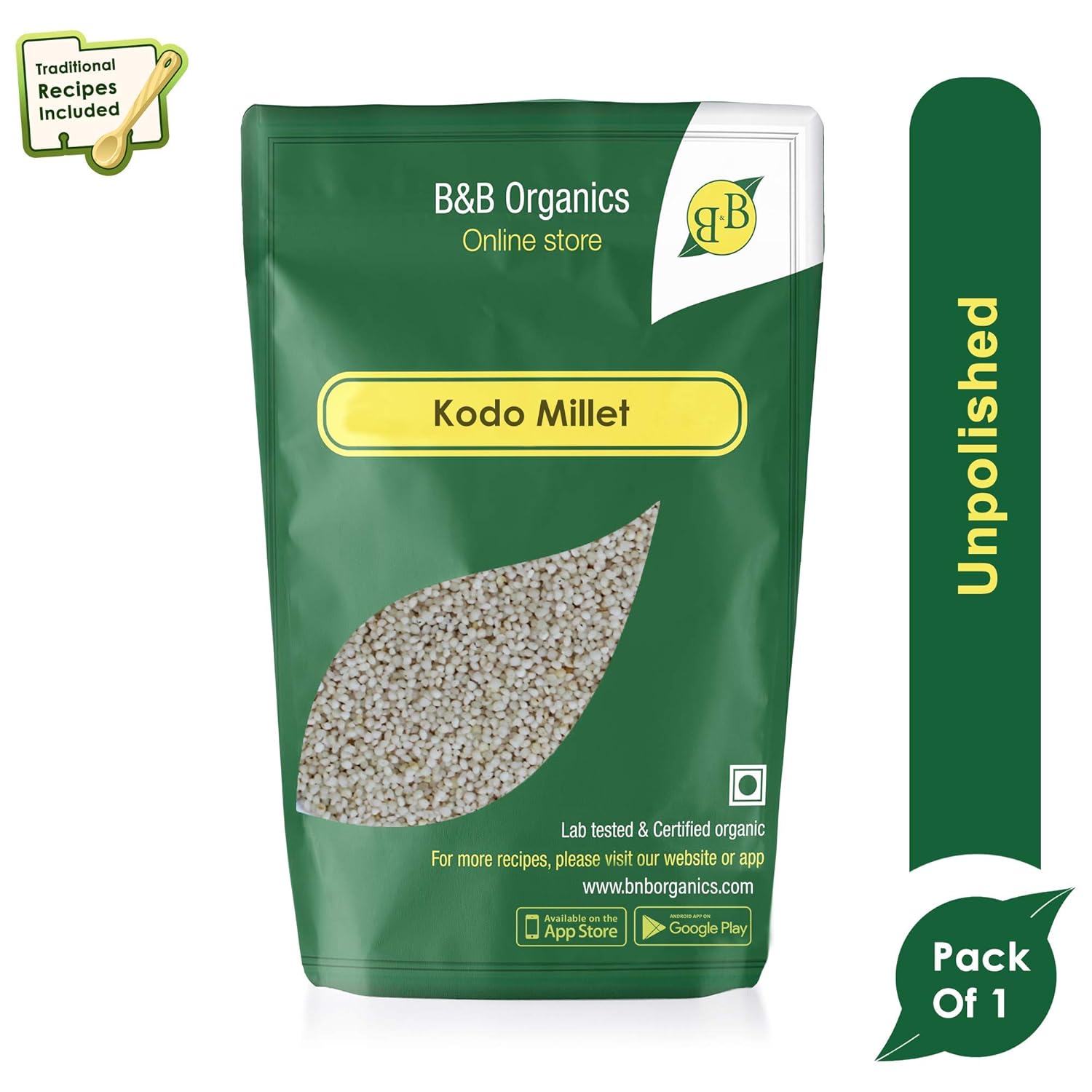 B&B Organics Kodo Millet, 5 kg Amazon.in Grocery & Gourmet Foods