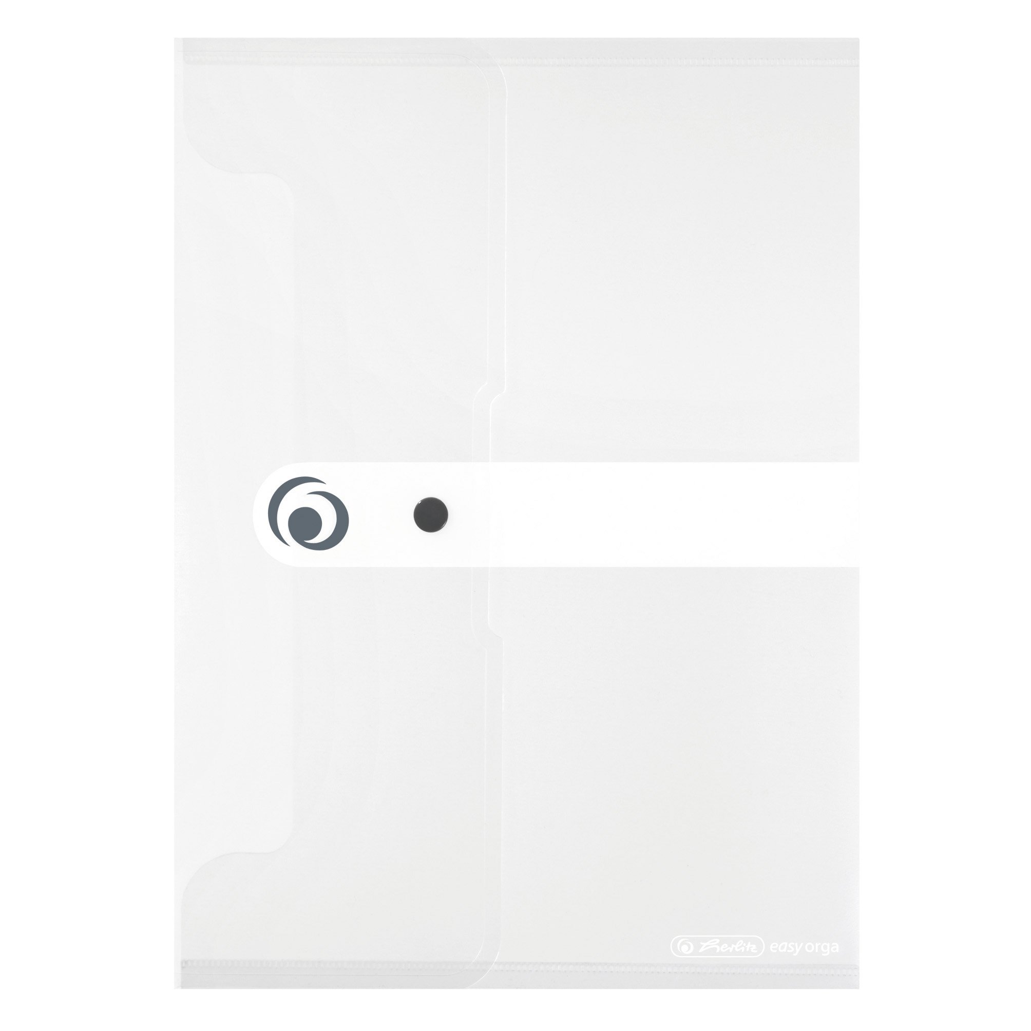 Herlitz Easy Orga To Go A4 PP Document Folder - Transparent Colourless (Pack of 6)